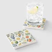 ラドルチェヴィタシトラスをテーマにしたブ地中海のルー ストーンコースター (横)