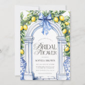 ラドルチェヴィタシトラスグリーンリーブライダルシャワー 招待状 (正面)