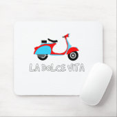 ラドルチェヴィタスクーターの甘い生活 マウスパッド (マウス)