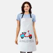 ラドルチェヴィタスクーターラブ エプロン (着用した状態)
