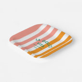 ラドルチェヴィタチンケテラカバナストライプ ペーパープレート (傾斜あり)