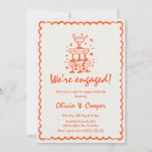 ラドルチェヴィタハンドドロッド婚約パーティ 招待状 (正面)