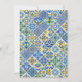 ラドルチェヴィタブルータイルイタリアンブライダルシャワー 招待状 (裏面)