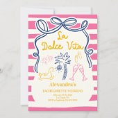 ラドルチェヴィタプールサイドバチェロレッテウィークエンド 招待状 (正面)