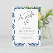 ラドルチェヴィタポジターノイタリアンブライダルシャワー 招待状 (スタンド正面)