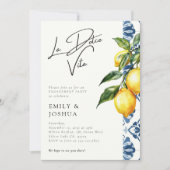 ラドルチェヴィタポジターノイタリアン婚約パーティ 招待状 (正面)