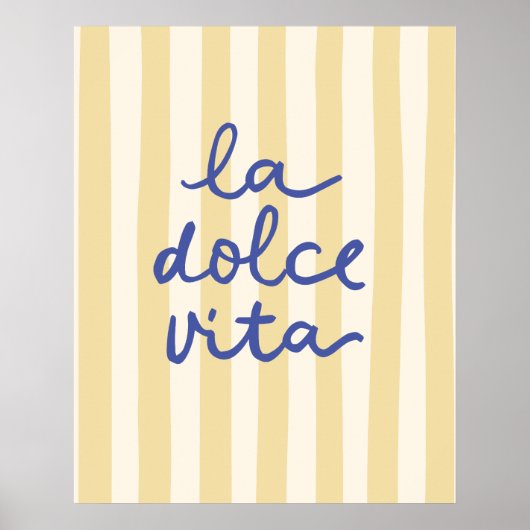 ラドルチェヴィタポジタ地中海のノイタリアン ポスター (正面)