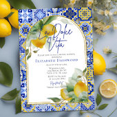 ラドルチェヴィタレイタリアンモンスタイルブライダルシャワー 招待状