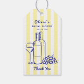 ラドルチェヴィタレモイタリアンンイエローブライダルシャワー ギフトタグ (裏面)