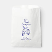 ラドルチェヴィタレモイタリアンンイエローブライダルシャワー フェイバーバッグ (正面)