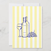 ラドルチェヴィタレモイタリアンンイエローブライダルシャワー 招待状 (裏面)