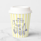 ラドルチェヴィタレモイタリアンンイエローブライダルシャワー 紙コップ (正面)