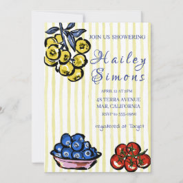 ラドルチェヴィタレモイタリアンンイエロー 招待状