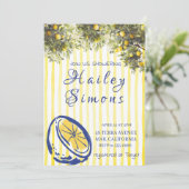 ラドルチェヴィタレモイタリアンンイエロー 招待状 (スタンド正面)