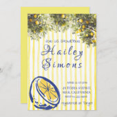 ラドルチェヴィタレモイタリアンンイエロー 招待状 (正面/裏面)