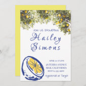 ラドルチェヴィタレモイタリアンンイエロー 招待状 (正面/裏面)