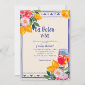 ラドルチェヴィタレモイタリアンンフローラブライダルシャワー 招待状 (正面)