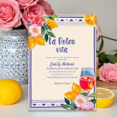 ラドルチェヴィタレモイタリアンンフローラブライダルシャワー 招待状