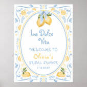 ラドルチェヴィタレモイタリアンンブライダルシャワーへようこそ ポスター (正面)