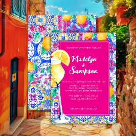 ラドルチェヴィタレモイタリアンン結婚式招待状 招待状