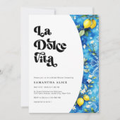 ラドルチェヴィタレモンアマルフィコーストブライダルシャワー 招待状 (正面)