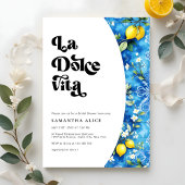 ラドルチェヴィタレモンアマルフィコーストブライダルシャワー 招待状