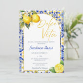 ラドルチェヴィタレモンアマルフィポジターノブライダルシャワー 招待状 (スタンド正面)