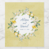 ラドルチェヴィタレモンズ結婚ワインボトルラベル ワインラベル (シングルラベル)