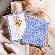 ラドルチェヴィタレモンピンクボウブライダルシャワー