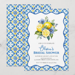 ラドルチェヴィタレモンフローラブライダルシャワー 招待状