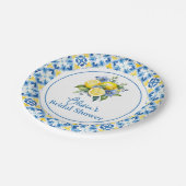 ラドルチェヴィタレモンブライダルシャワー ペーパープレート (アングル)