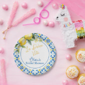 ラドルチェヴィタレモンブライダルシャワー ペーパープレート (パーティー)