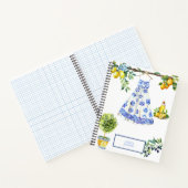 ラドルチェヴィタレモンブルーイタリア ノートブック (内部)