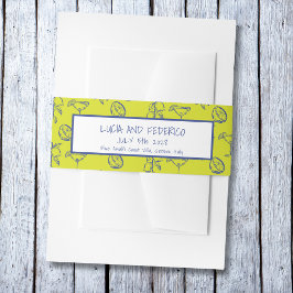 ラドルチェヴィタレ地中海のモン 招待状ベリーバンド