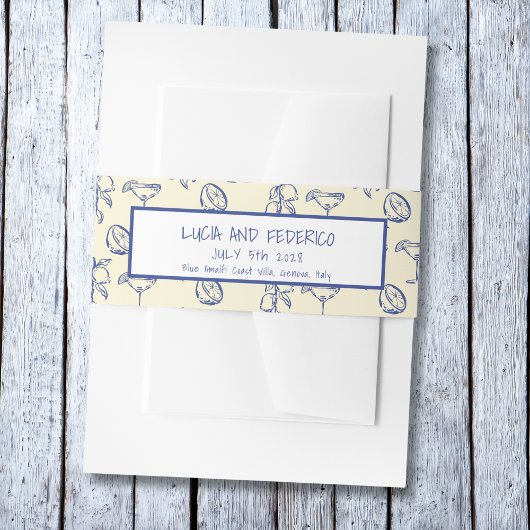 ラドルチェヴィタレ地中海のモン 招待状ベリーバンド