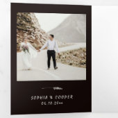 ラドルチェヴィタヴィンテージウェディング 三つ折り招待状 (内部最初)