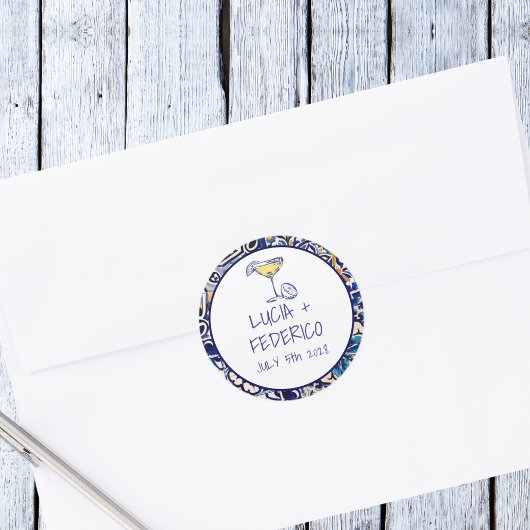 ラドルチェヴィタ地中海のブイタリアンルータイル ラウンドシール