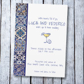 ラドルチェヴィタ地中海のブイタリアンルータイル 招待状