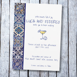 ラドルチェヴィタ地中海のブイタリアンルータイル 招待状