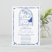 ラドルチェヴィータハンドドロードレモンブライダルシャワー 招待状 (スタンド正面)