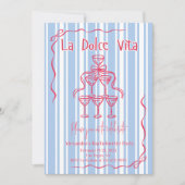 ラドルチェヴィータバチェロレッテウィークエンド日程 招待状 (正面)