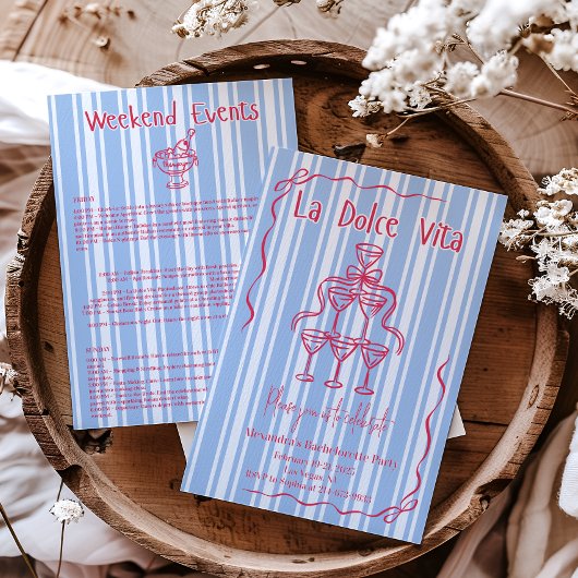 ラドルチェヴィータバチェロレッテウィークエンド日程 招待状