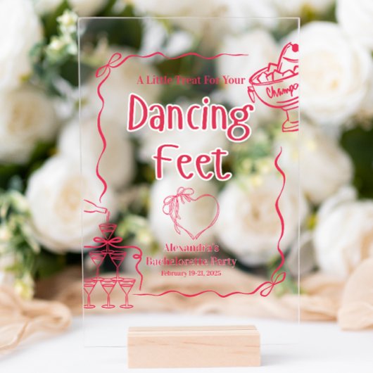 ラドルチェヴィータバチェロレッテウィークエンド アクリルサイン