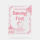 ラドルチェヴィータバチェロレッテウィークエンド アクリルサイン (正面)