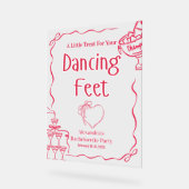 ラドルチェヴィータバチェロレッテウィークエンド アクリルサイン (傾斜)