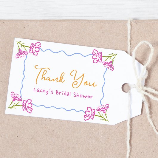 ラドルチェヴィータブライダルシャワーサンキュービッグ ギフトタグ