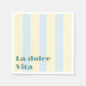 ラドルチェヴィータブライダルシャワー スタンダードカクテルナプキン (正面)