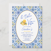 ラドルチェヴィータ地中海のサマーバースデーパーティー 招待状 (正面)