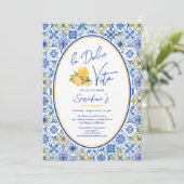 ラドルチェヴィータ地中海のサマーバースデーパーティー 招待状 (スタンド正面)