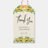 ラドルチェヴィータ地中海のレモンズ結婚ズ ギフトタグ (正面)